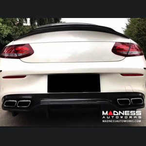 Mercedes-Benz W205 C63 Coupe Rear Bumper Lip - Carbon Fiber